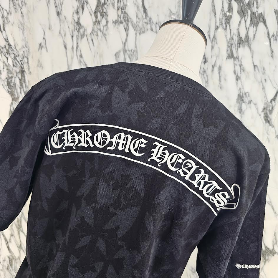 CHROME HEARTS 2024SS Graveyard Cemetery Cross Tee Size S クロムハーツ グレイブヤードセメタリークロス Tシャツ サイズS