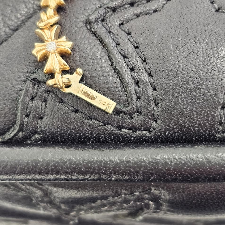 CHROME HEARTS 22K Tiny E Pave Diamond × Ruby CH Plus Bracelet 12 LINK クロムハーツ 22K タイニーE パヴェダイヤモンド × ルビー CHプラス ブレスレット 12リンク