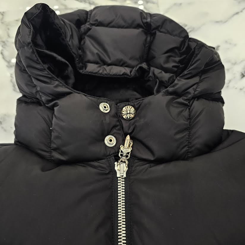 CHROME HEARTS CHUNK HALF DAGGER ZIP DOWN JACKET Size M クロムハーツ チャンクハーフ ダガージップ ダウンジャケット サイズM