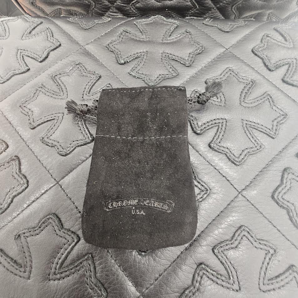 CHROME HEARTS 18K WG Safety Pin Pave Ruby Twist Chain Necklace 18 Inch クロムハーツ 18K ホワイトゴールド セーフティンピン パヴェルビー ツイストチェーン ネックレス サイズ18インチ