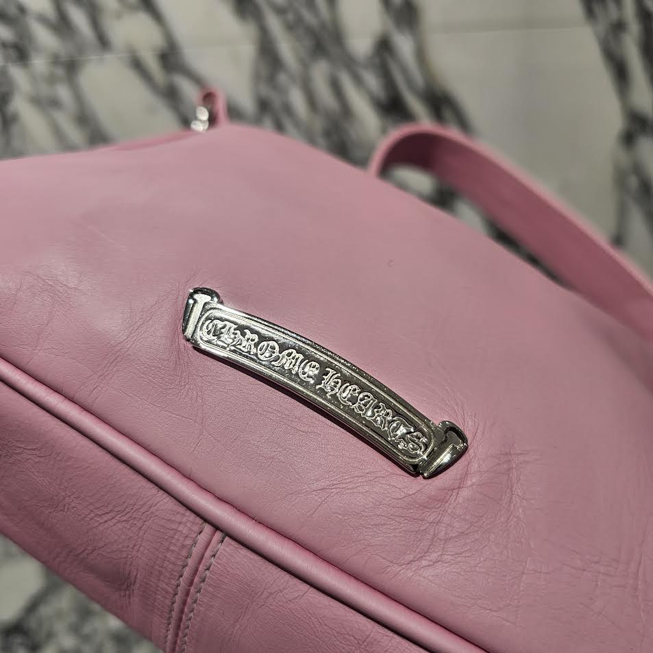 CHROME HEARTS CHICKEN NUGGET Small Leather Shoulder Bag "PINK" クロムハーツ チキンナゲット スモール レザーショルダーバッグ "ピンク"