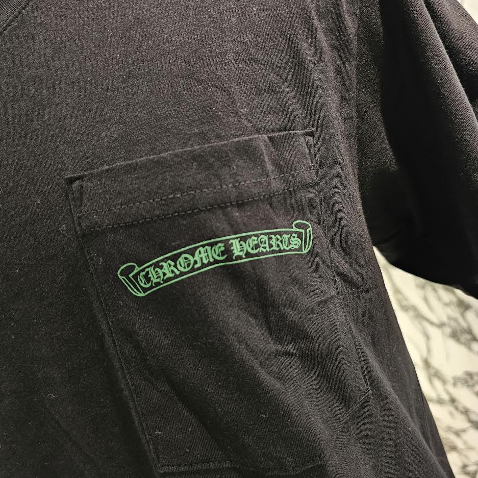 CHROME HEARTS Back Cemetery Cross Print Tee Size S クロムハーツ バック セメタリークロス プリント Tシャツ サイズS