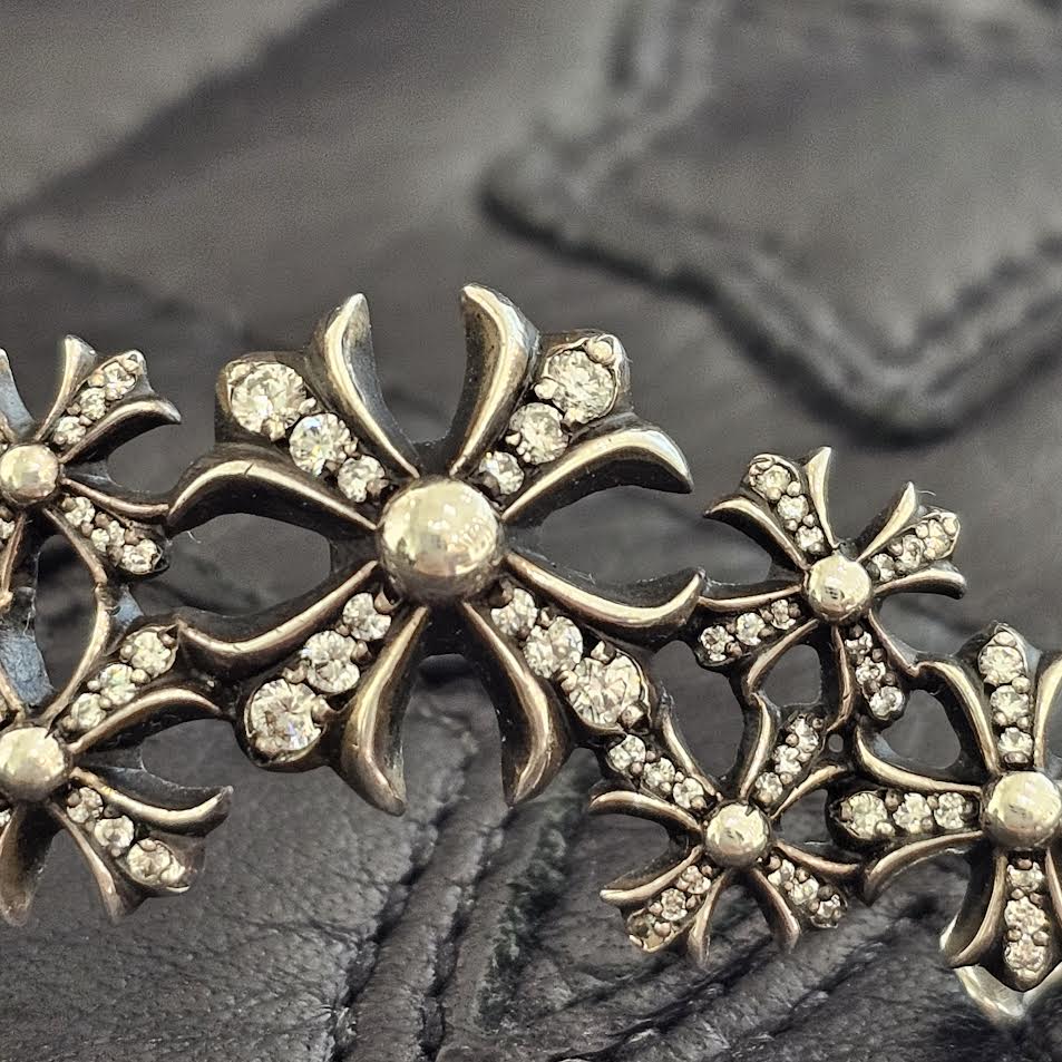 CHROME HEARTS Climbah Ear Cuff CH Plus Earrings Pave Diamond クロムハーツ クリンバー イヤーカフ CHプラス イヤリング ピアス パヴェダイヤ 右耳用