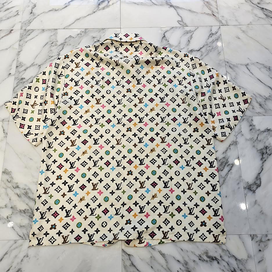 LOUIS VUITTON × Tyler, The Creator 2024AW Monogram Print Silk Shirts Shorts Set Up 1AFQ25 Size L & 48 ルイヴィトン × タイラー・ザ・クリエイター モノグラムプリント シルク シャツ ショーツ セットアップ サイズL&48