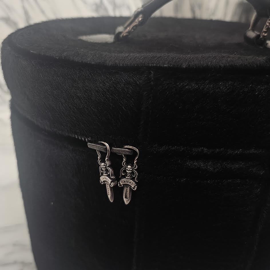 CHROME HEARTS Harako Leather Vanity Bag クロムハーツ ハラコレザー ヴァニティーバッグ コスメポーチ