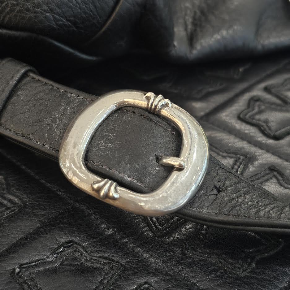 CHROME HEARTS 1 SNAT PACK MEDIUM LEATHER WAIST BAG クロムハーツ 1スナットパック ミディアムレザー ウェストバッグ