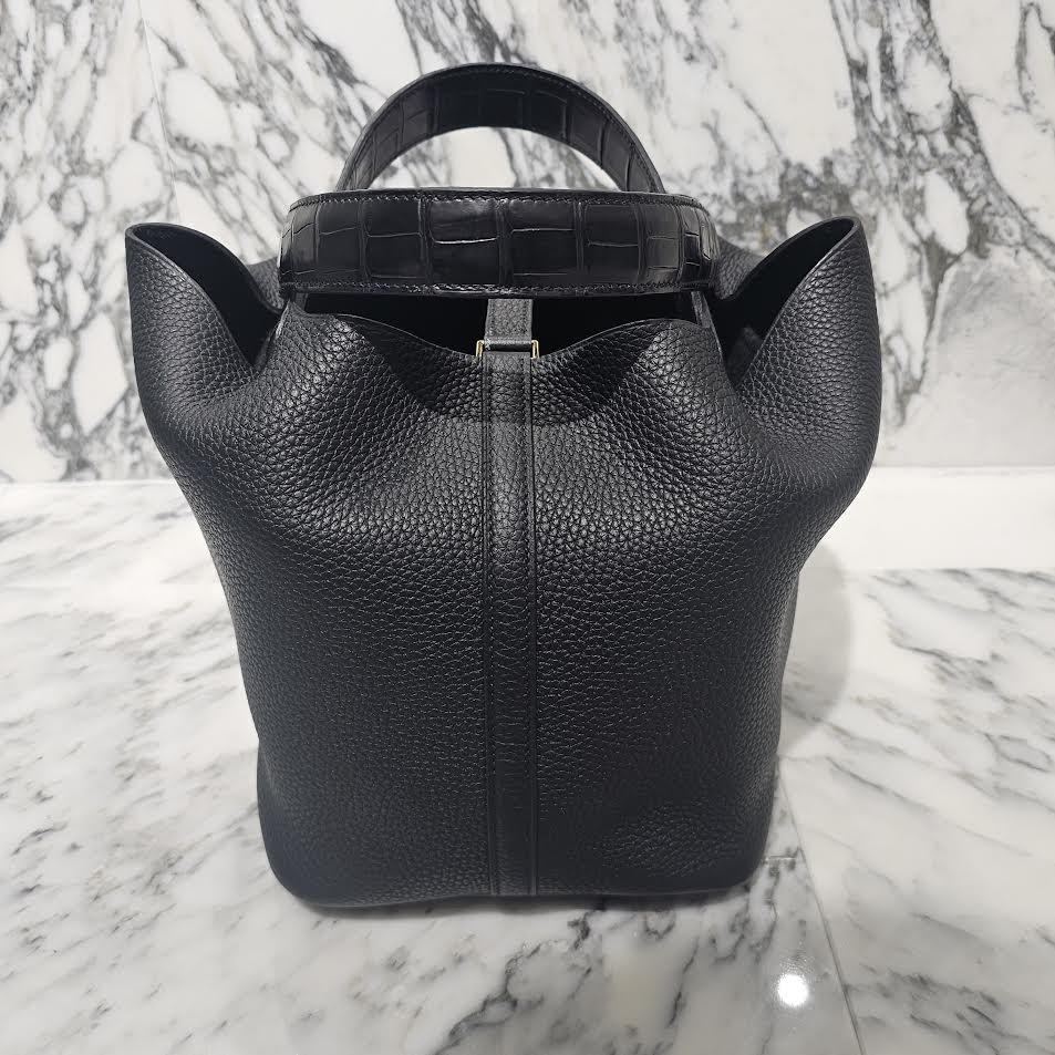 HERMES Picotin Lock MM Touch "Noir" U刻印 エルメス ピコタン ロック MM タッチ "ノワール"