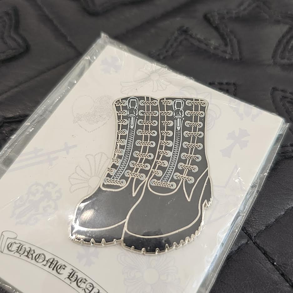CHROME HEARTS "Fire Man Boots" PIN クロムハーツ "ファイアーマン ブーツ" ピン
