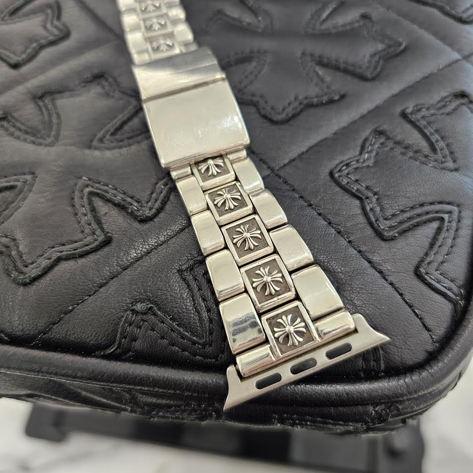 CHROME HEARTS FLAT APL 40MM CH PLS MEN Apple Watch Band クロムハーツ CHプラス 40MM アップルウォッチ バンド シルバー925