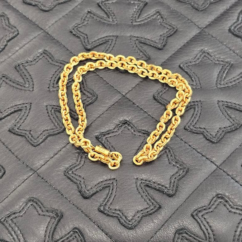 CHROME HEARTS 22K Paper Chain Necklace 18 Inch クロムハ―ツ 22K ペーパーチェーン ネックレス サイズ18インチ