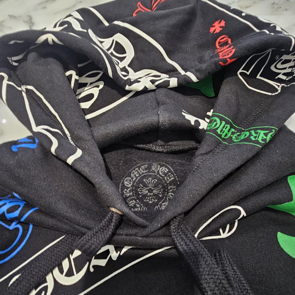 CHROME HEARTS Stencil Pullover Hoodie Size M クロムハーツ ステンシルプルオーバーフーディ サイズM