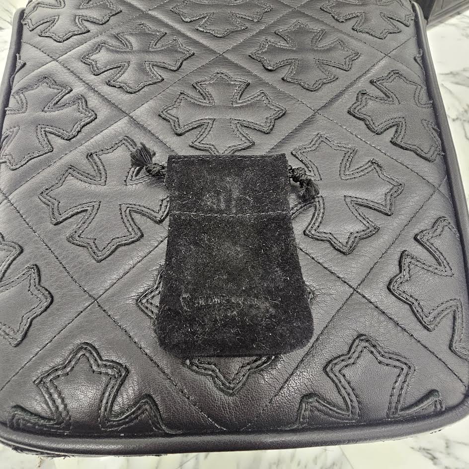 CHROME HEARTS Triple CH Cross Small Pave Diamond Pendant Top クロムハーツ トリプル CHクロス スモール パヴェダイヤモンド ペンダントトップ