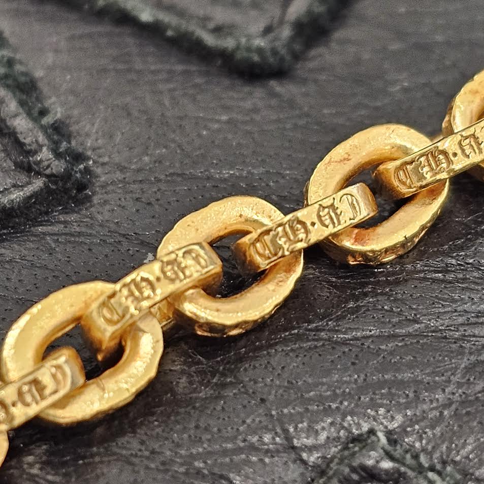 CHROME HEARTS 22K Paper Chain Necklace 18 Inch クロムハ―ツ 22K