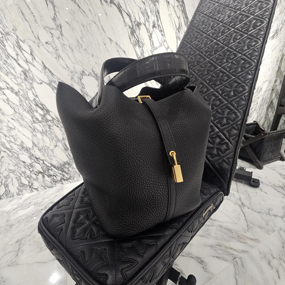 HERMES Picotin Lock MM Touch "Noir" U刻印 エルメス ピコタン ロック MM タッチ "ノワール"