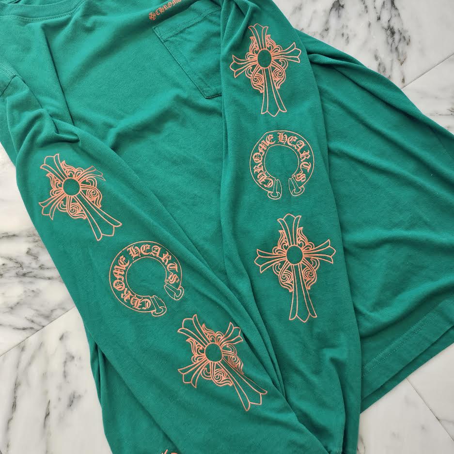 CHROME HEARTS Las Vegas Limited Orange Horseshoe Long Sleeve