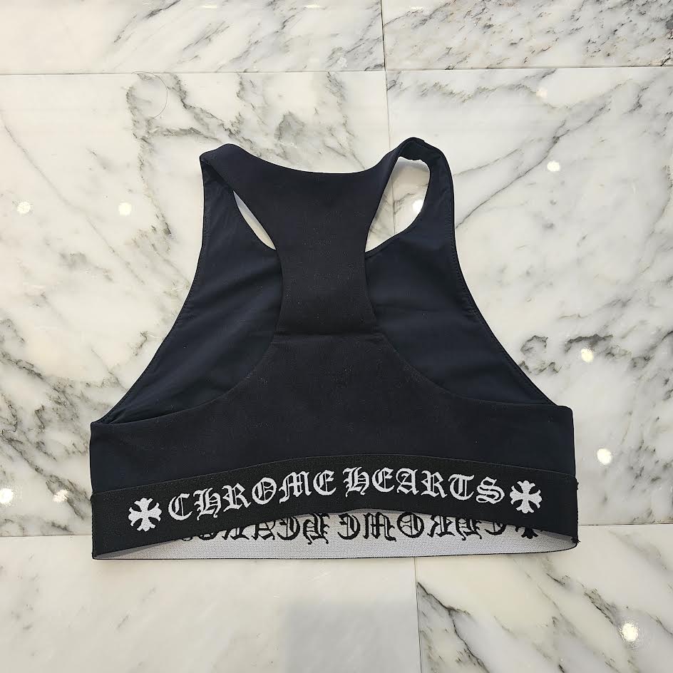 CHROME HEARTS CH Logo YOGA WEAR Sports Bra Size S クロムハーツ CHロゴ ヨガウェア スポーツブラ サイズS