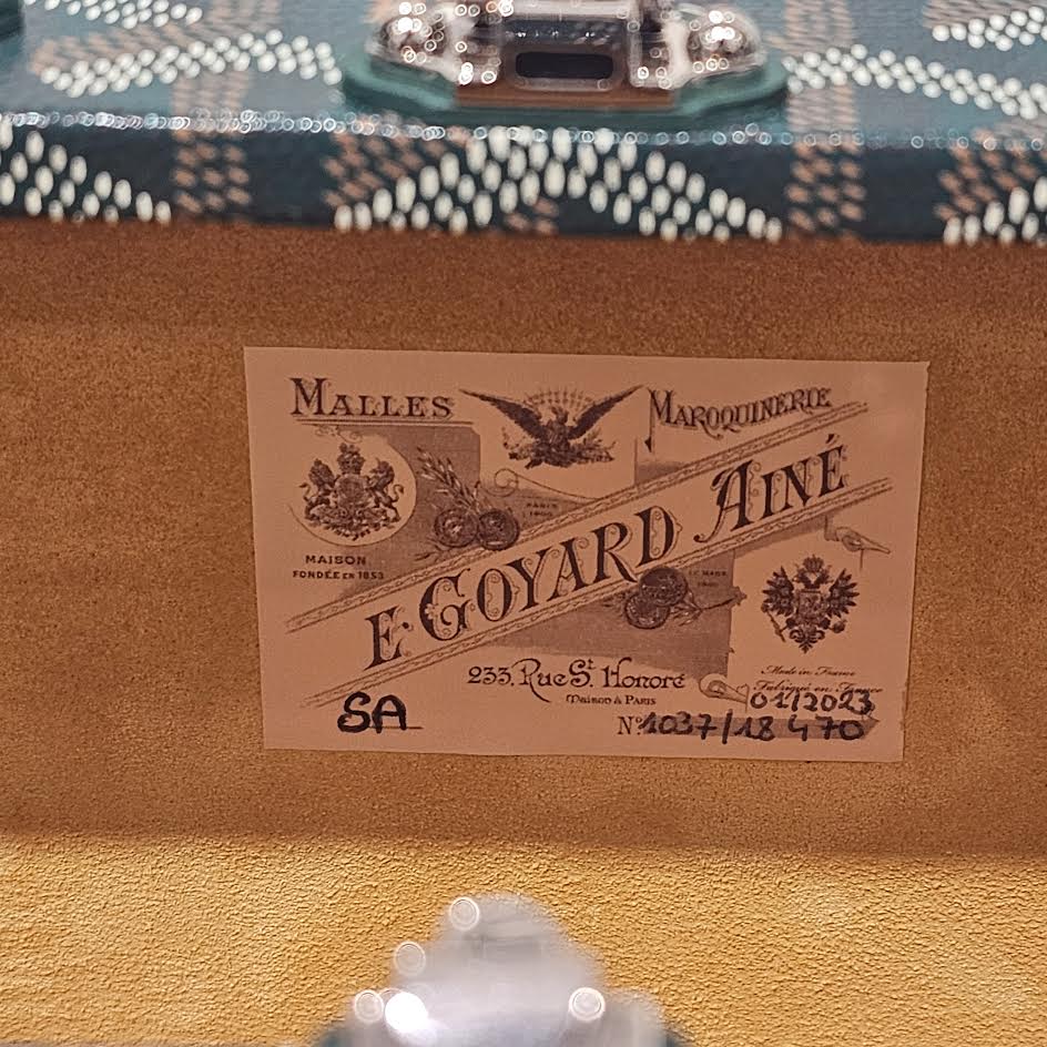 GOYARD 2022SS Grand Hotel Trunk Bag "GREEN" GHOTELPMLTY09CL09P ゴヤール グランドホテル トランクバッグ "グリーン"