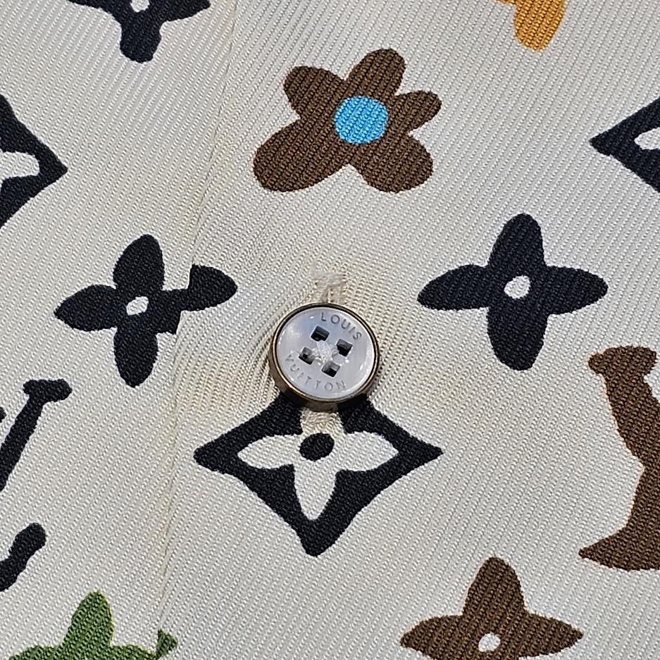 LOUIS VUITTON × Tyler, The Creator 2024AW Monogram Print Silk Shirts Shorts Set Up 1AFQ25 Size L & 48 ルイヴィトン × タイラー・ザ・クリエイター モノグラムプリント シルク シャツ ショーツ セットアップ サイズL&48