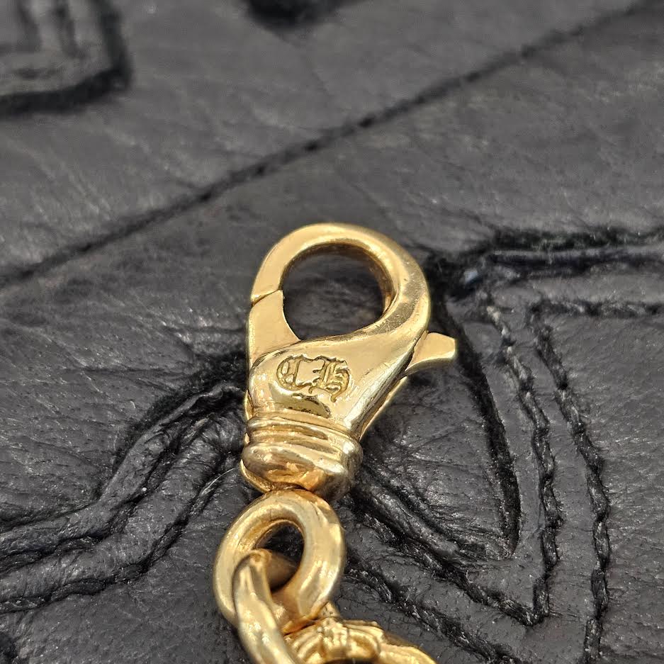 CHROME HEARTS 22K Extra Mini Fancy Chain Bracelet Size 31 LINK クロムハーツ 22K エクストラ ミニファンシー チェーン ブレスレット サイズ31リンク