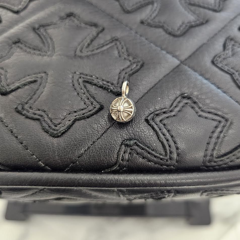 CHROME HEARTS 18K WG BANDED PLUS BEAD MD Pendant Top クロムハーツ 18K ホワイトゴールド バンデッドプラス ビーズミディアム ペンダントトップ