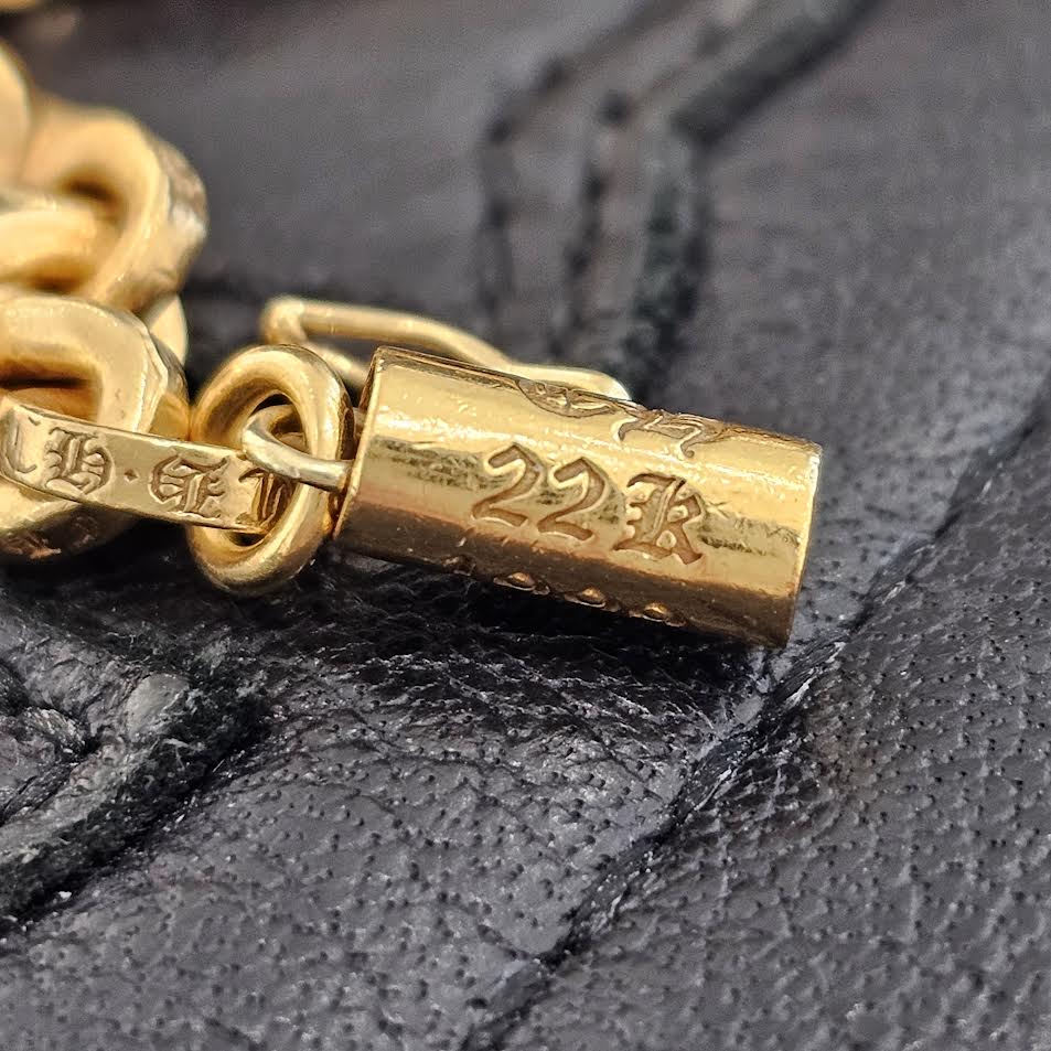 CHROME HEARTS 22K Paper Chain Necklace 18 Inch クロムハ―ツ 22K ペーパーチェーン ネックレス サイズ18インチ