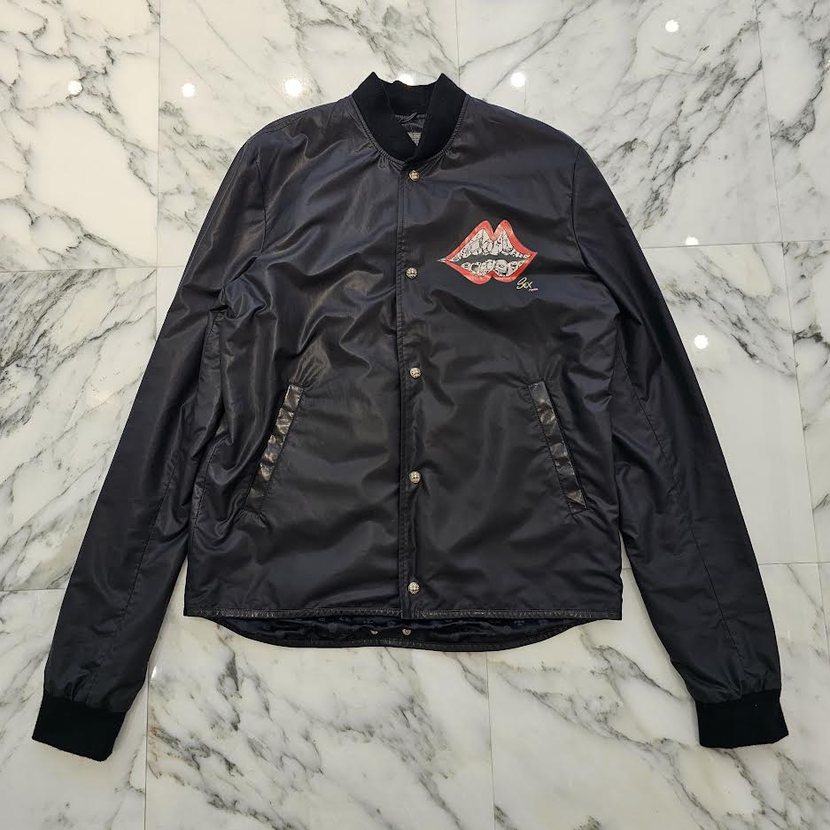 CHROME HEARTS × MATTY BOY PPO FURIES Chomper Nylon Bomber Jacket