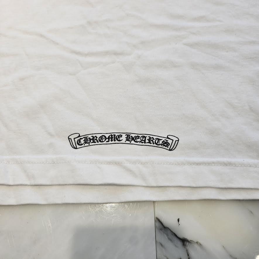 CHROME HEARTS Neck Logo Back Horseshoe Tee XXL クロムハーツ ネックロゴ バックホースシュー Tシャツ サイズXXL