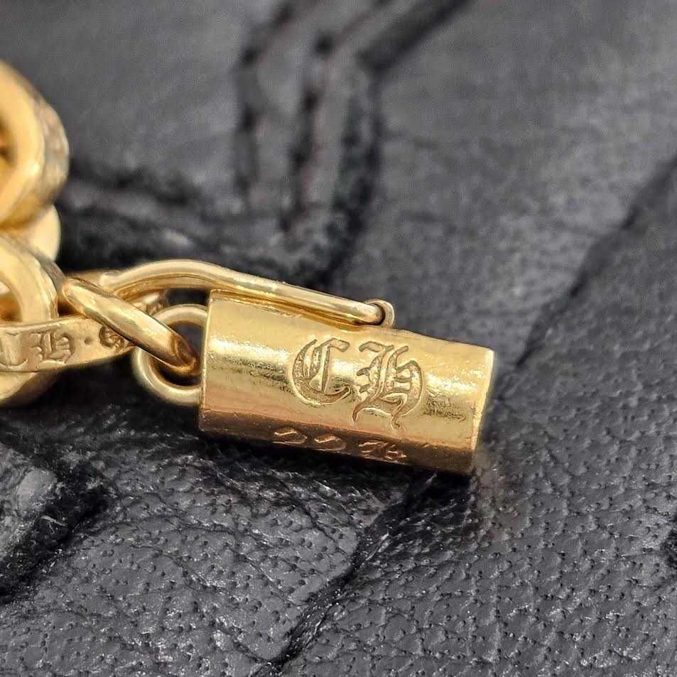 CHROME HEARTS 22K Paper Chain Necklace 18 Inch クロムハ―ツ 22K