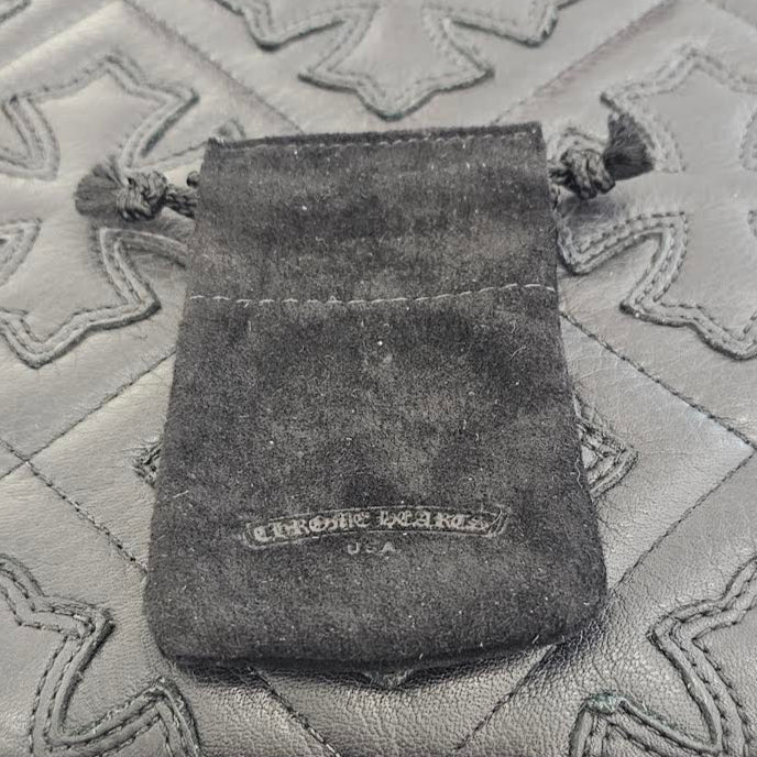 CHROME HEARTS Safety Pin 1 Diamond Roll Chain Necklace Pendant Top クロムハーツ セーフティピン 1ダイヤモンド ロールチェーン ネックレス ペンダントトップ