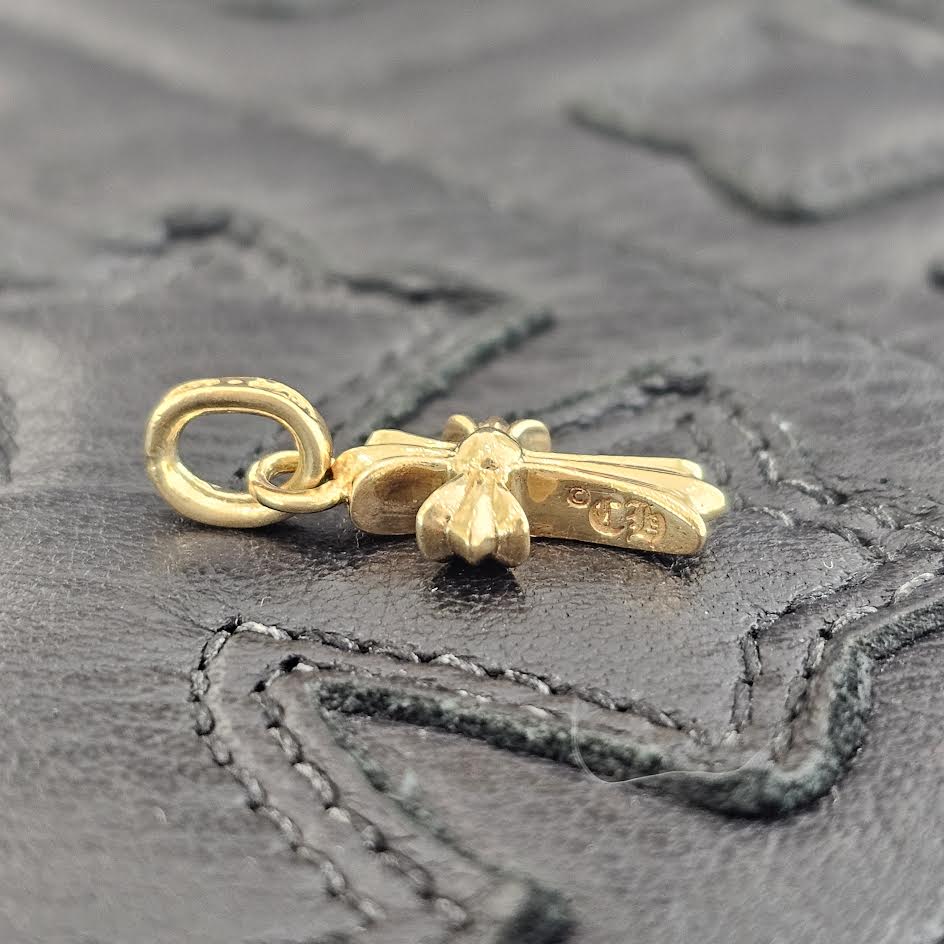 CHROME HEARTS 22K BBY FAT Pave Diamond Pendant Top クロムハーツ 22K ベイビーファット パヴェダイヤモンド ペンダントトップ