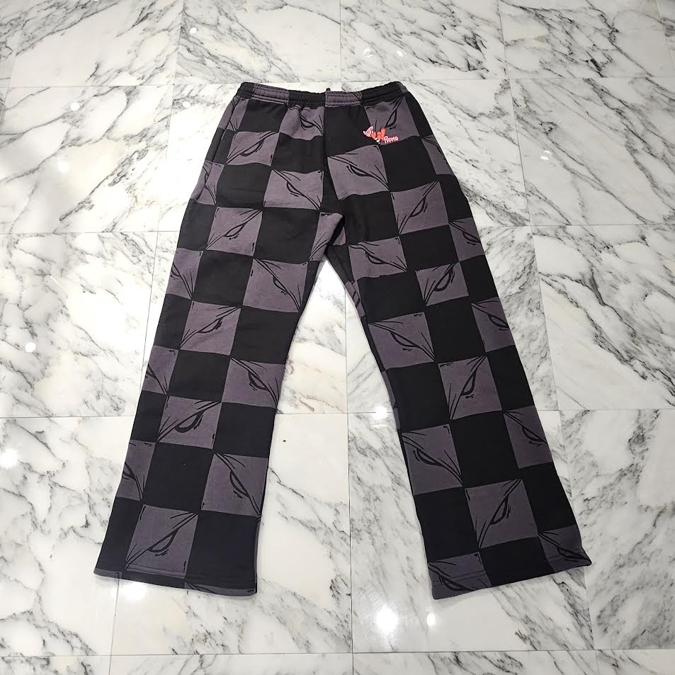 MATTY BOY 2025SS NY Exclusive ANTI PROMO 99 Eyes Sweat Long Pants Size L マッティボーイ ニューヨーク限定 アンティ プロモ 99アイズ スウェット ロングパンツ サイズL