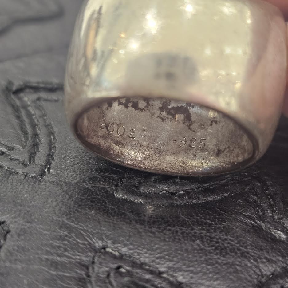 CHROME HEARTS Classic Oval Cross Ring 1 Diamond Size 25号 クロムハーツ クラシック オーバルクロス リング 1ダイヤモンド サイズ25号