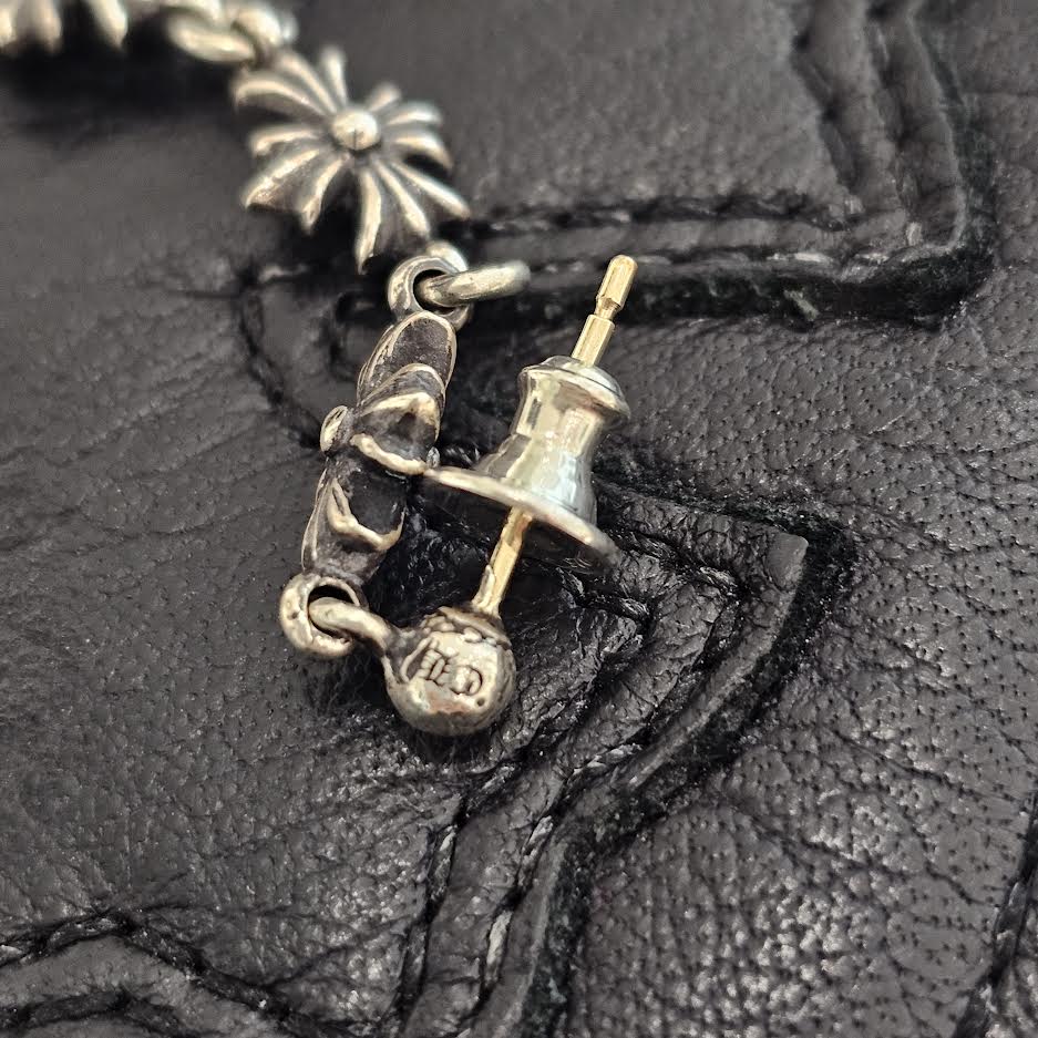 CHROME HEARTS Tiny E CH Plus 5 Drop Earring クロムハーツ タイニーE CHプラス 5ドロップ イヤリング ピアス