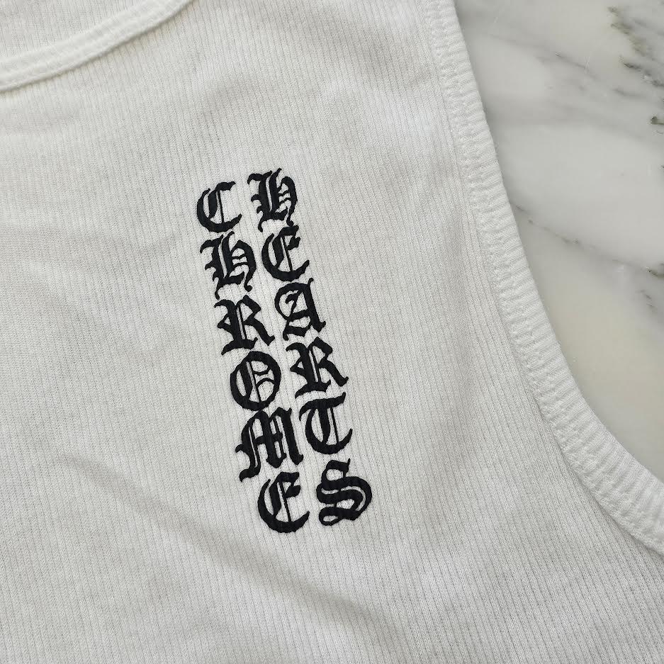 CHROME HEARTS Vertical Side Logo Tank Top Size XL クロムハーツ ヴァーティカル サイドロゴ タンクトップ サイズXL