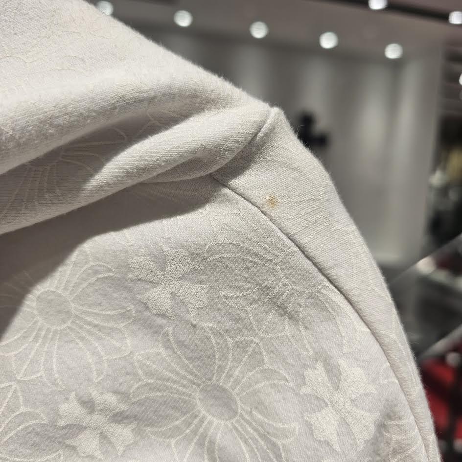 CHROME HEARTS CH Plus Print Horseshoe Pullover Hoodie Size L クロムハーツ CHプラス プリント ホースシュー プルオーバー フーディ サイズL