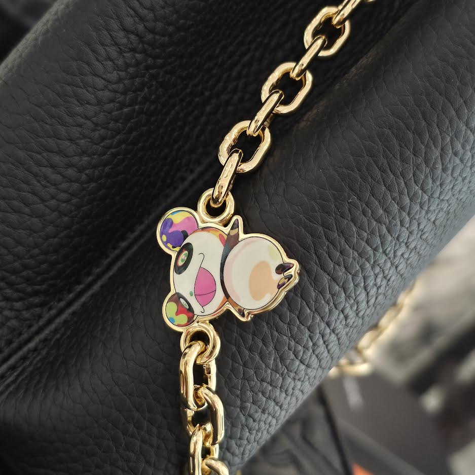 LOUIS VUITTON × Takashi Murakami 2025SS Capucines MM "Noir" M13878 ルイヴィトン × 村上隆 カプシーヌ MM "ノワール"