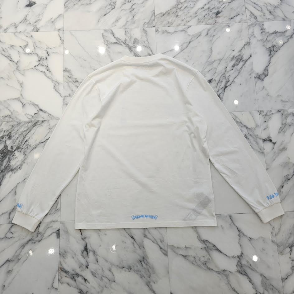 CHROME HEARTS Las Vegas Limited Neck Logo Dice Print Long Sleeve Tee Size S クロムハーツ ラスベガス限定 ネックロゴ ダイス プリント ロングスリーブ Tシャツ サイズS