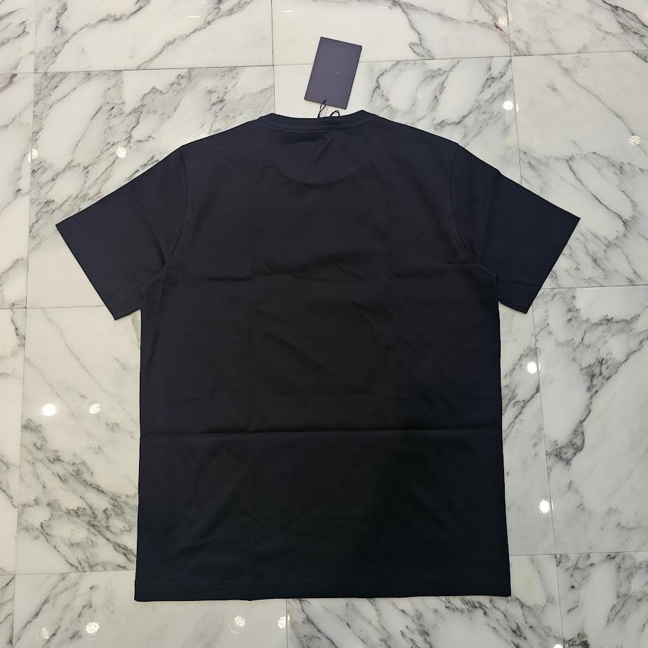 PRADA 2025SS Triangle Logo Print Cotton Tee UJN656 R232 13MQ