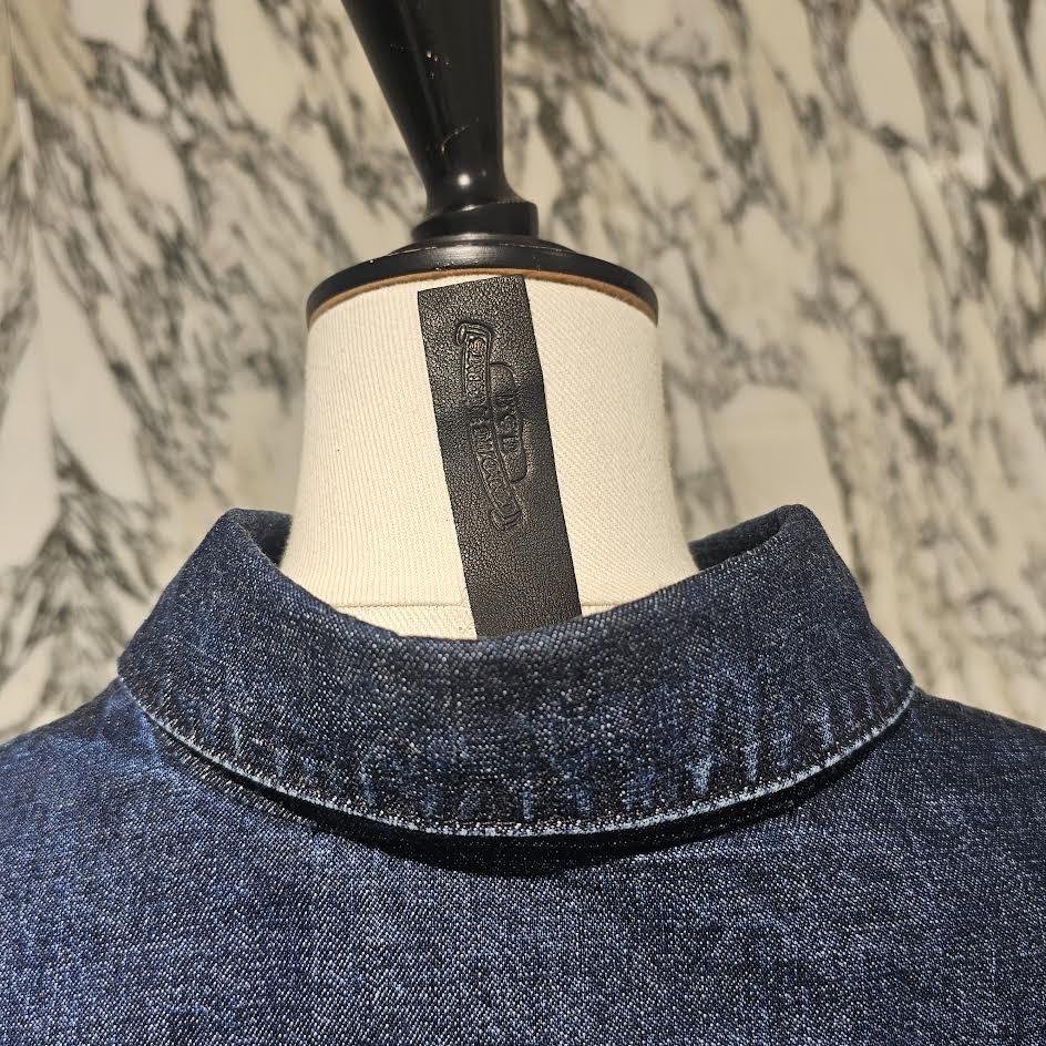 CHROME HEARTS WORK'N SHIRT GARAGE WASH DENIM JACKET Size S クロム