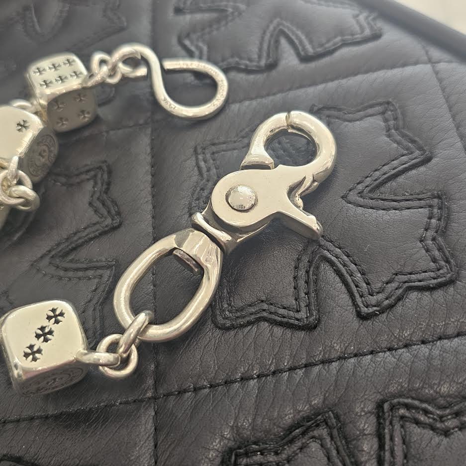 CHROME HEARTS 1 CLIP DICE Wallet Chain 11 LINKS クロムハーツ 1クリップ ダイス ウォレットチェーン 11リンク