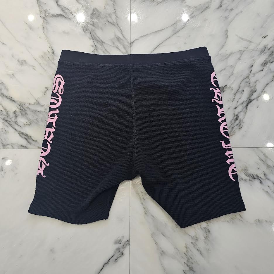 CHROME HEARTS × MATTY BOY Chomper Embroidery Side Logo Thermal Shorts Size L クロムハーツ×マティボーイ チョンパー刺繡 サイドロゴ サーマルショーツ サイズL