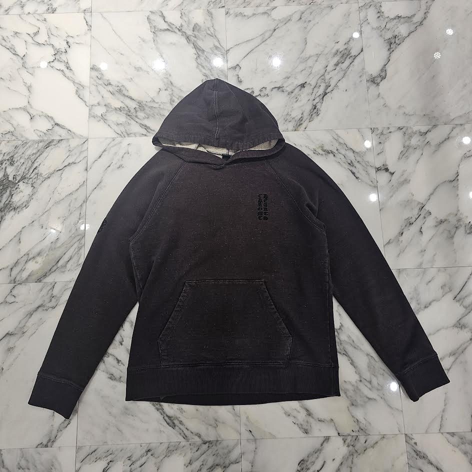 CHROME HEARTS Y NOT Vertical Logo Embroidery Pullover Hoodie Size M クロムハーツ ワイノット ヴァーティカルロゴ 刺繍 プルオーバー フーディ サイズM