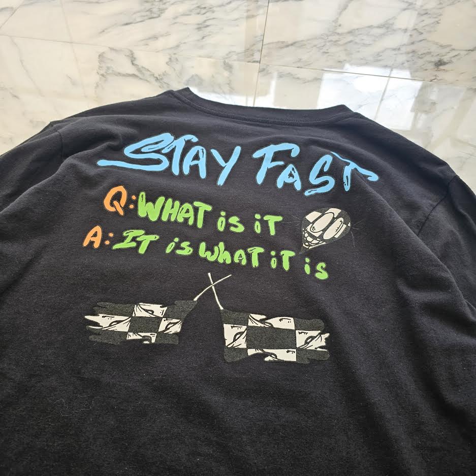 CHROME HEARTS × MATTY BOY STAY FAST Sex Records Long Sleeve Tee Size L クロムハーツ × マッティボーイ ステイファスト セックスレコーズ ロングスリーブTシャツ サイズL