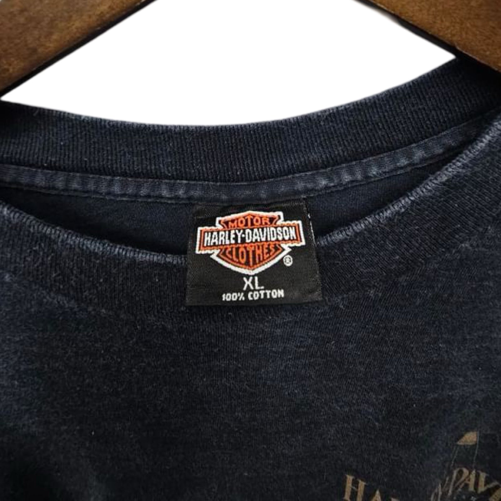 Vintage 00's Harley-Davidson "DICK FARMER'S" 90th Anniversary Knife L/S Tee Size XL