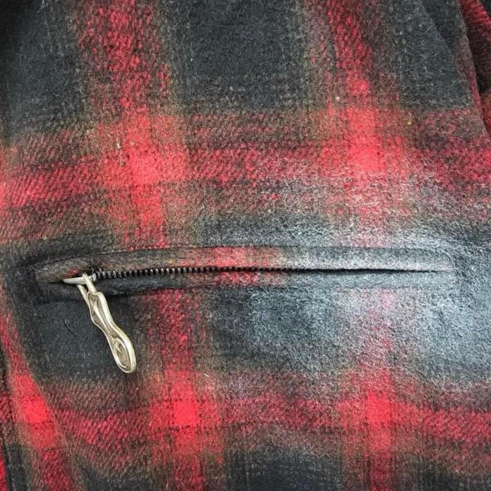 THUG CLUB 2024AW ARAB SWORD FLANNEL CHECK ZIP UP HOODIE JKT TC24JK2301 Size 3