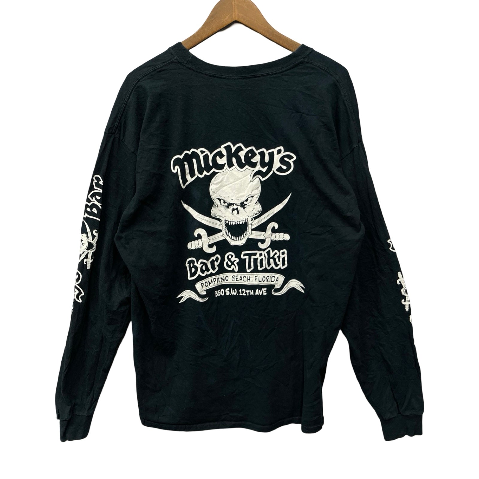 Vintage 00's Mickey's "Bar & Tiki" L/S Tee Size L