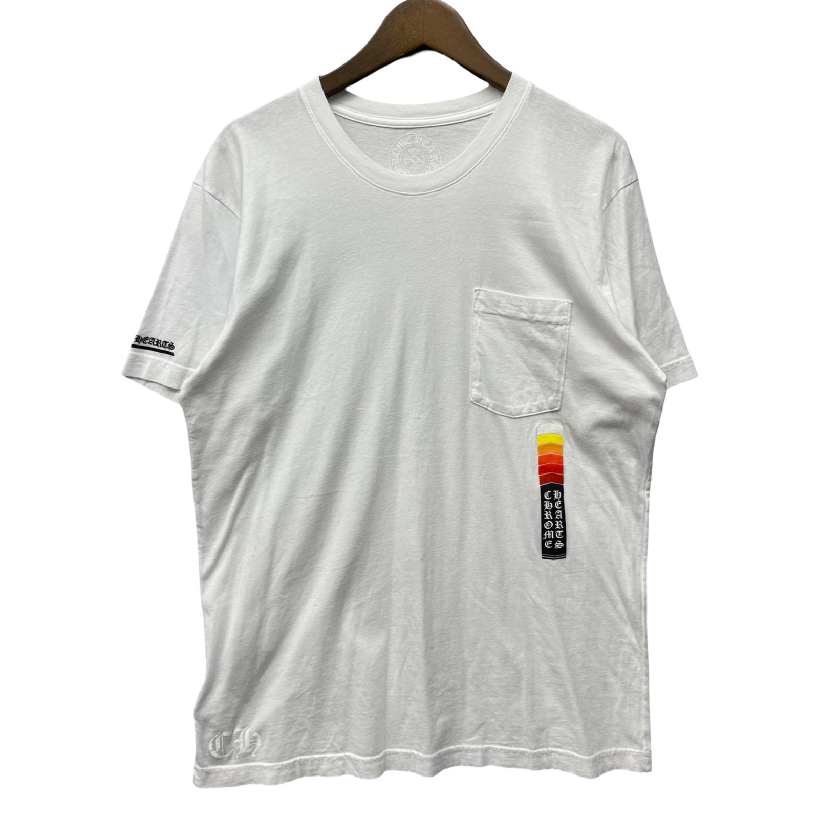 CHROME HEARTS Neon Bar Logo Tee Size L