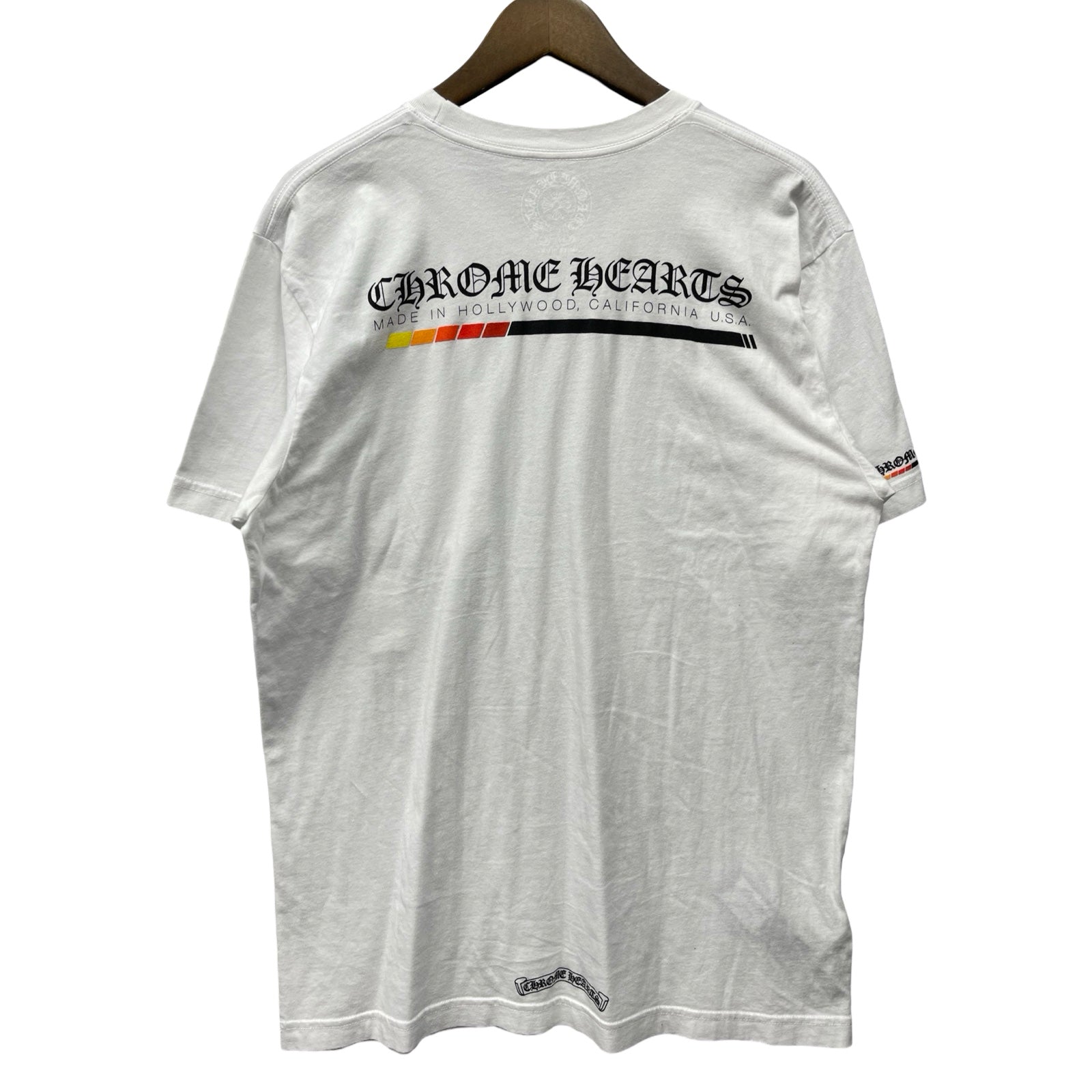 CHROME HEARTS Neon Bar Logo Tee Size L