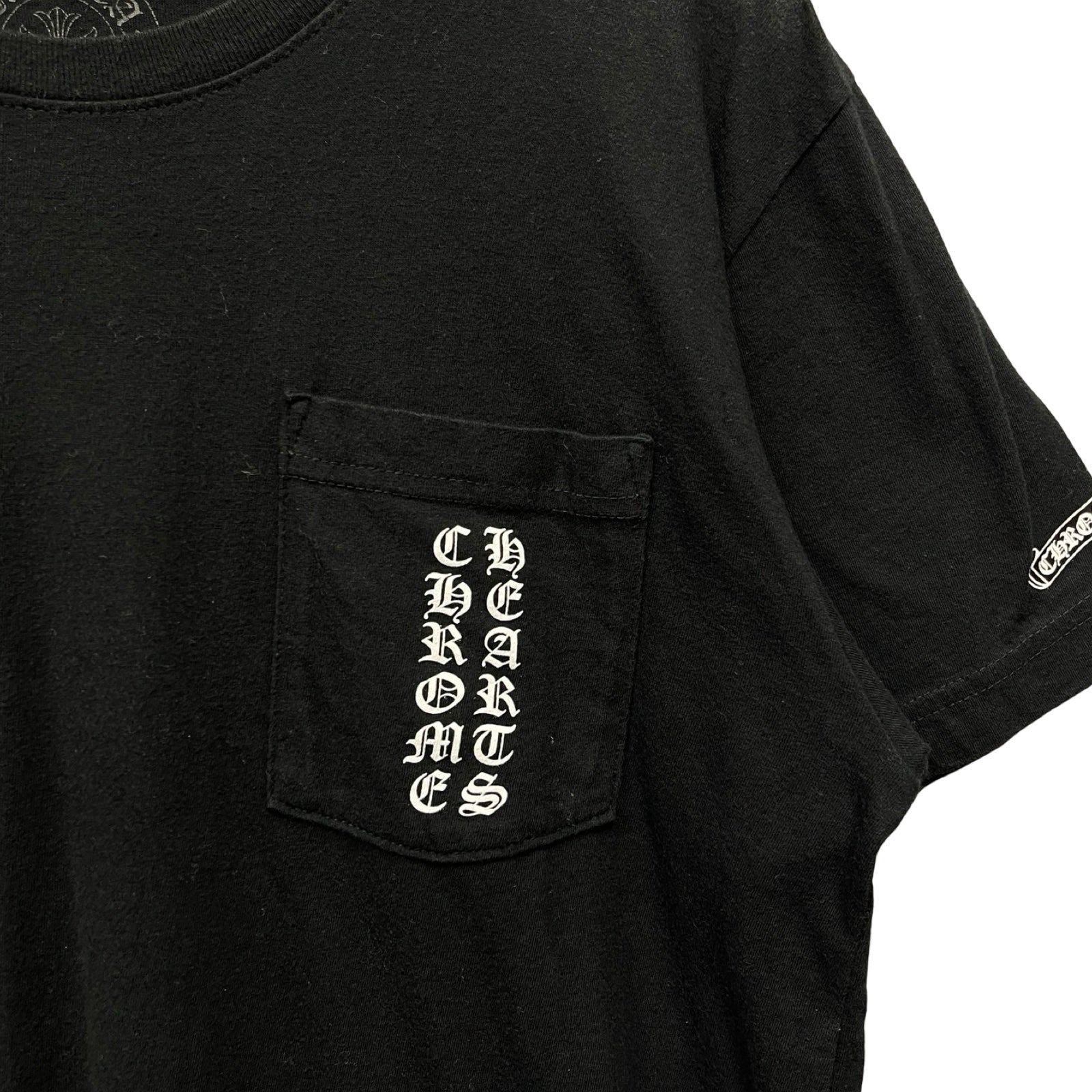 CHROME HEARTS Osaka Scroll Label Logo Tee Size M