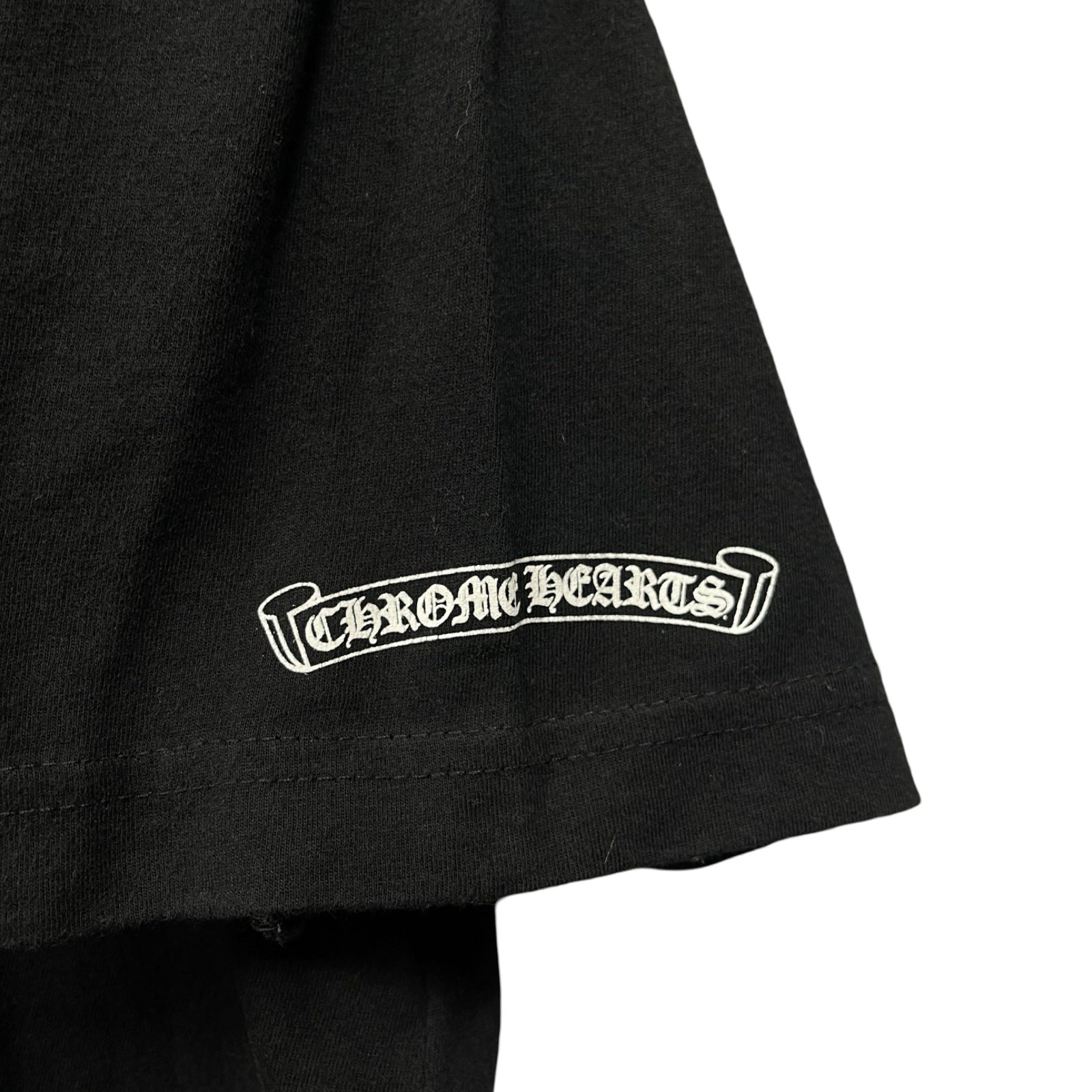 CHROME HEARTS Osaka Scroll Label Logo Tee Size M